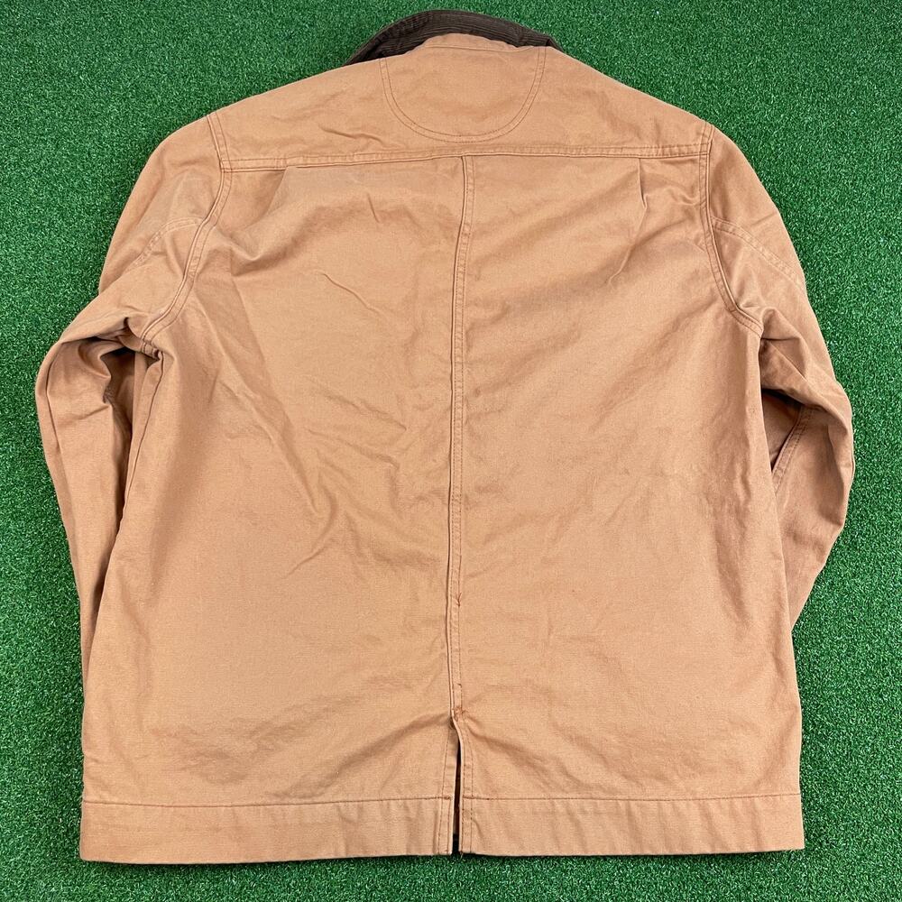 Vintage MBX Mens Brown Lined Flannel Button-up Chore Shacket Sz L - Picture 2 of 5